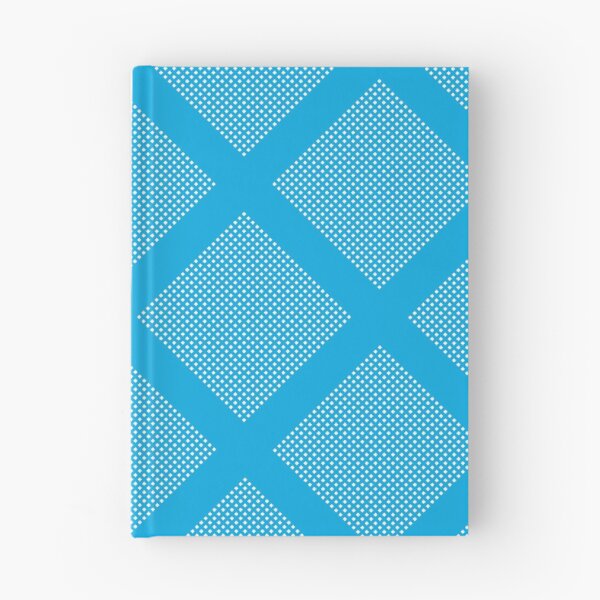Item preview, Criss Cross Angled Dash Line Pattern in Blue on White designed and sold by Neil Feigeles.
