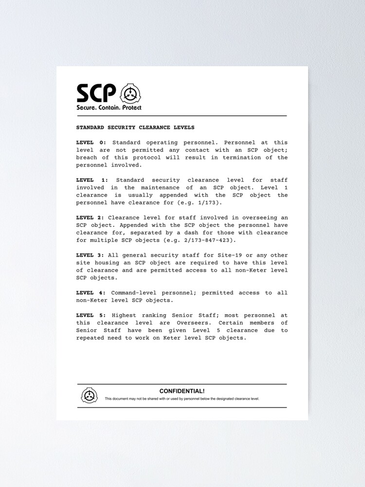 SCP Poster There is No Site-5 Scp-foundation 