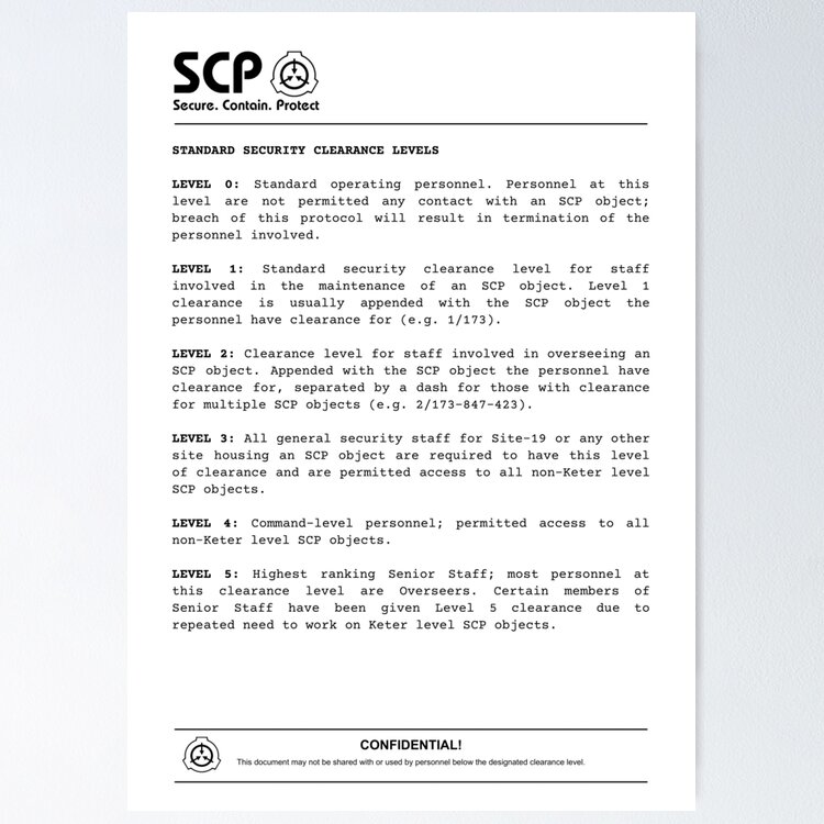 SCP Poster There is No Site-5 Scp-foundation 