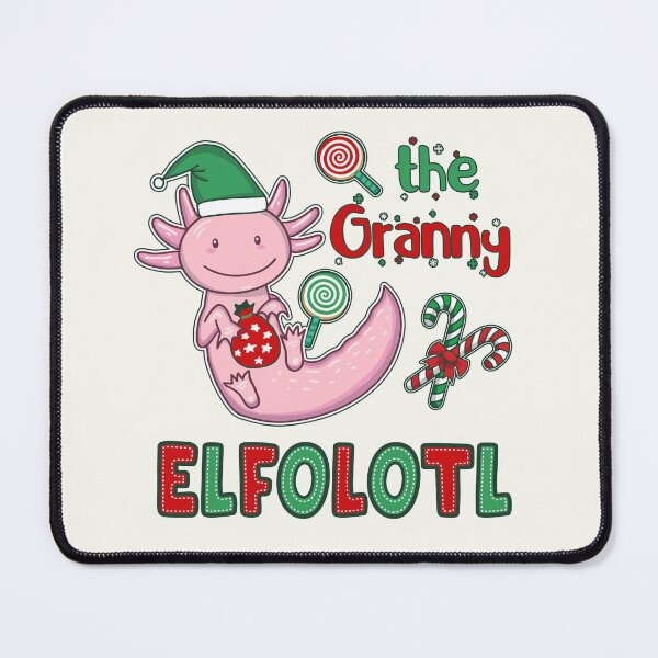 Item preview, Christmas Axolotl Elf - The Granny Elfolotl designed and sold by GrimButterfly.