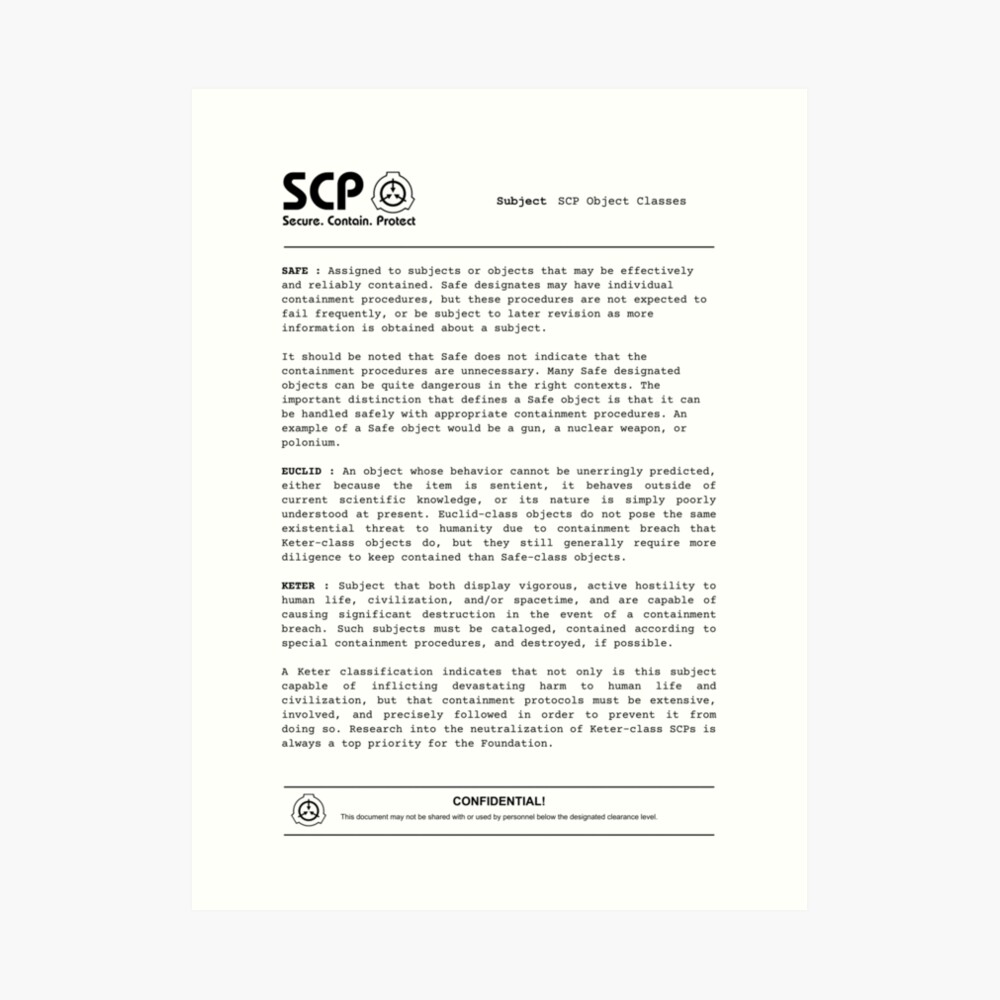 SCP-008 Containment Breach D-CLASS found SCP-008 
