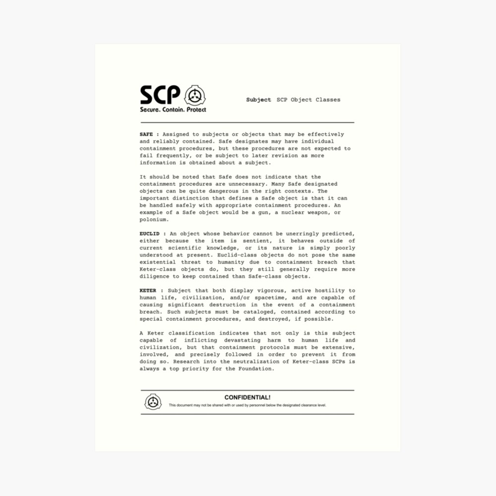 SCP-008, SCP Documents