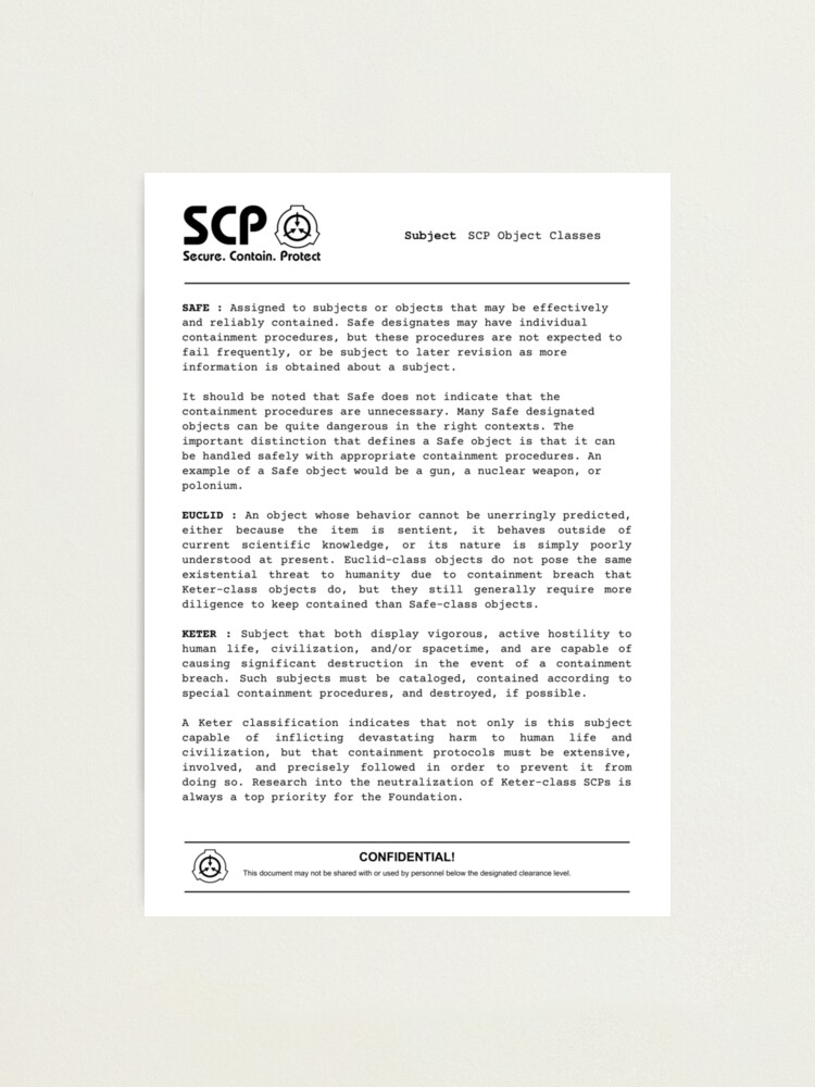 Are SCP's real? If so, which SCP(s) would they be? If not then