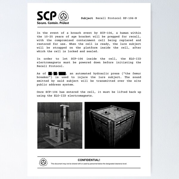 Vintage SCP Containment Team Recruitment  Poster for Sale by  vandalmakesstuf