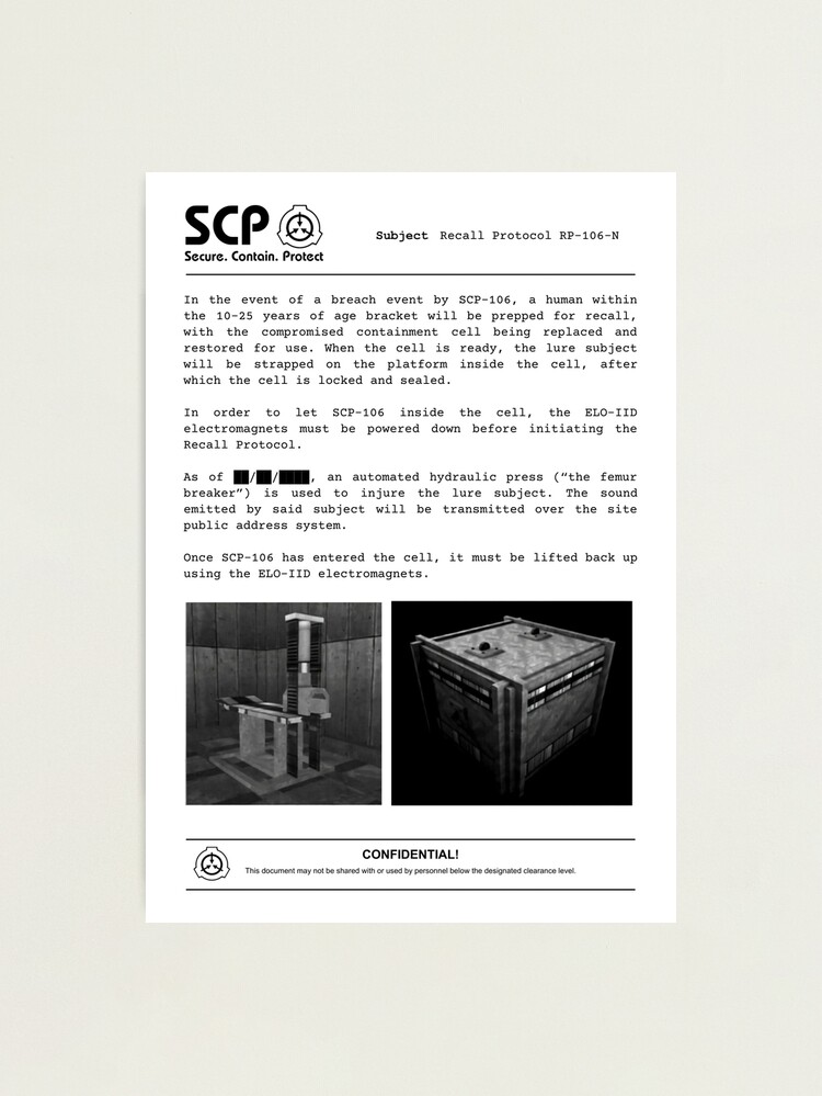 The Recall Protocol of SCP-096 MAGDONAL ACTIVATED. : r/SCP