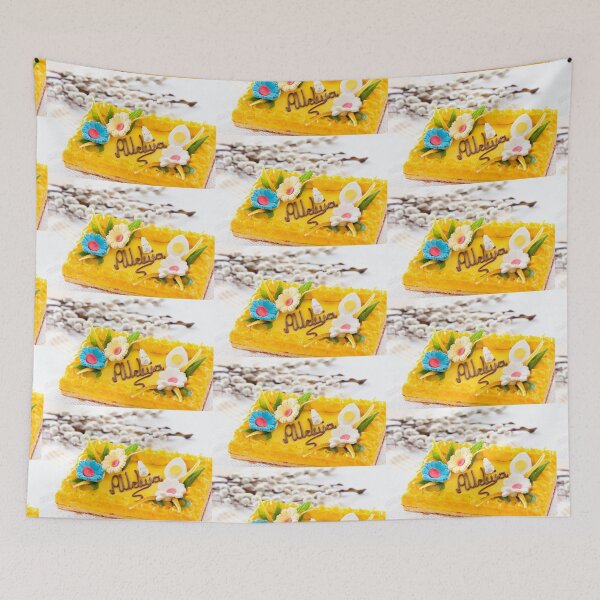 Item preview, Catkins and yellow decorative Easter cake  designed and sold by Arletta Cwalina.