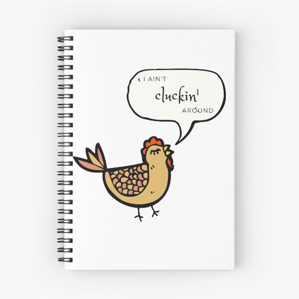 Item preview, I Ain't Clucking Around - Funny Chicken designed and sold by CluckinChickens.