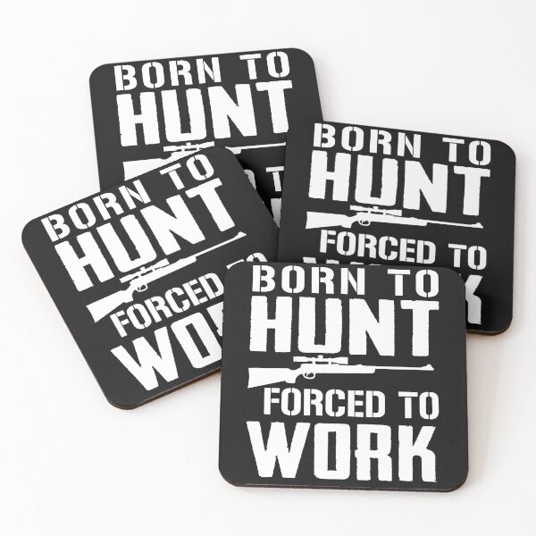 Item preview, Born To Hunt Forced to Work Hunting Second Amendment Gun Rights Usa Patriotic Gun Rights designed and sold by henrydy.