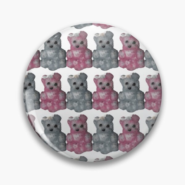 Item preview, Pink and Gray Teddy Bear Collage designed and sold by JariHawk.