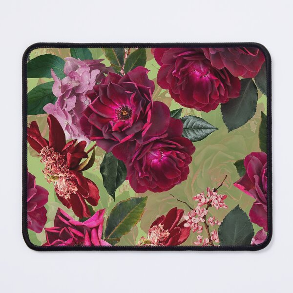 Item preview, Antique Green Botanical Flower Rose Botanical Garden  Nightgarden designed and sold by UtArt.