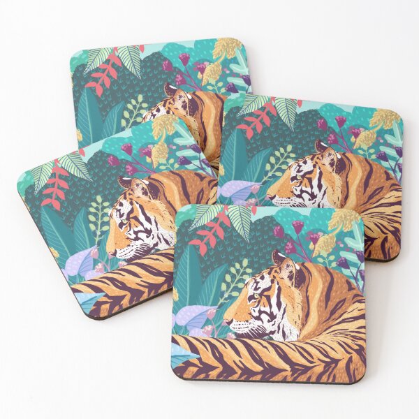Item preview, Tiger in the jungle posters designed and sold by FrancoArt.