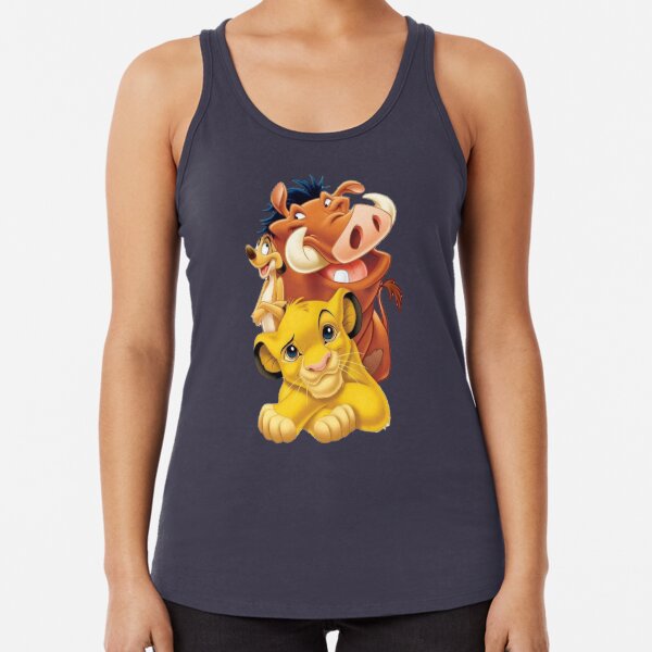 Lion King Simba Timon and Pumbaa  Racerback Tank Top for Sale by Divya21