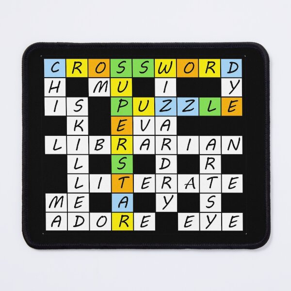 Item preview, Crossword Puzzle Superstar - Multi Color Brain Games designed and sold by artfulnotebook.