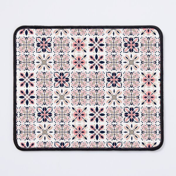 Item preview, Geometric, pink & abstract tile designed and sold by BiancaPrintShop.