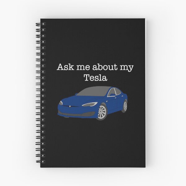 Item preview, Model S - Pregúntame acerca de mi Tesla (azul) designed and sold by karyann.