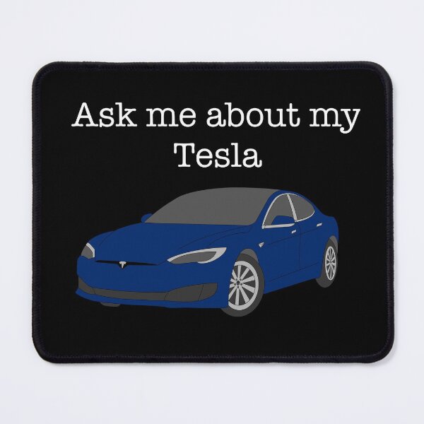 Item preview, Model S - Ask Me About My Tesla (Blue) designed and sold by karyann.