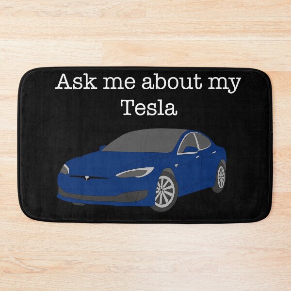 Item preview, Model S - Ask Me About My Tesla (Blue) designed and sold by karyann.