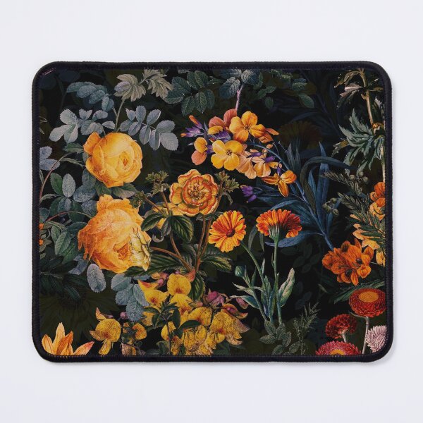 Aperçu de l'œuvre Jardin botanique vintage doré de nuit créée et vendue par UtArt.