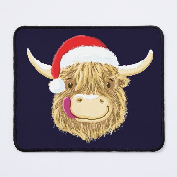 Item preview, Scottish Highland Cow Christmas Santa Hat designed and sold by brodyquixote.