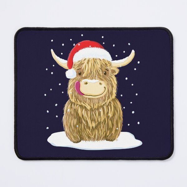 Item preview, Scottish Highland Cow In The Christmas Snow designed and sold by brodyquixote.