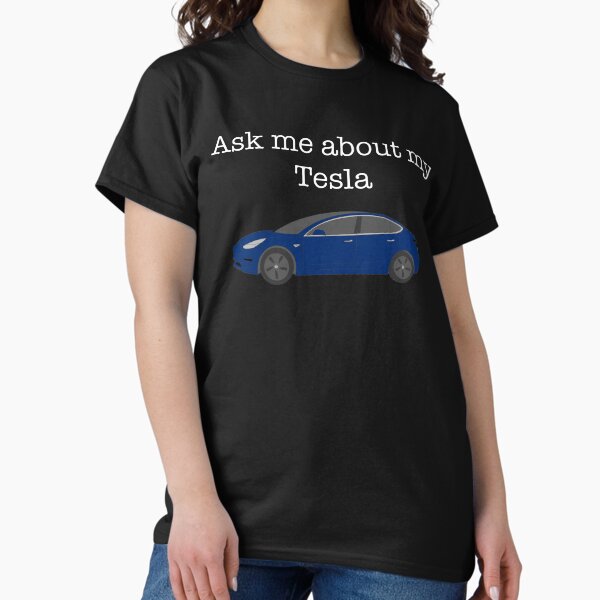 Item preview, Model 3 - Ask Me About My Tesla (Blue) designed and sold by karyann.