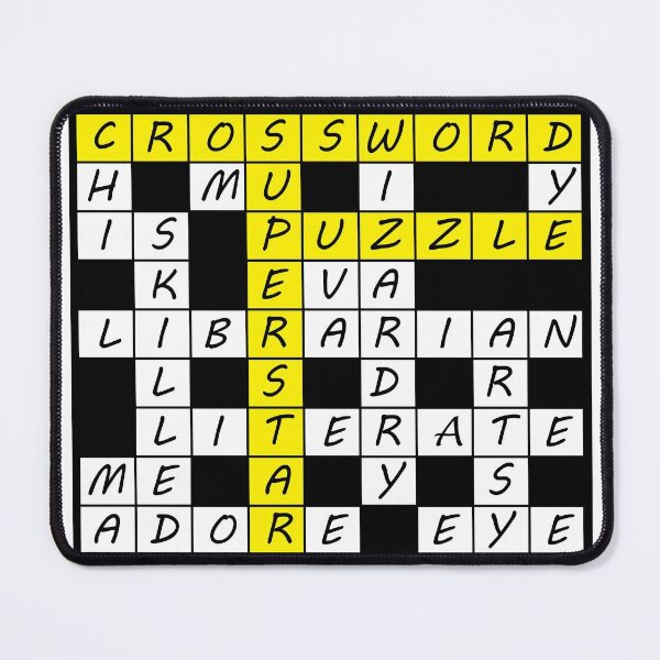 Item preview, Crossword Puzzle Superstar - Yellow Highlight Brain Games designed and sold by artfulnotebook.