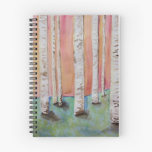 Item preview, Birch Trees Original Watercolor Painting designed and sold by GroovyGal.