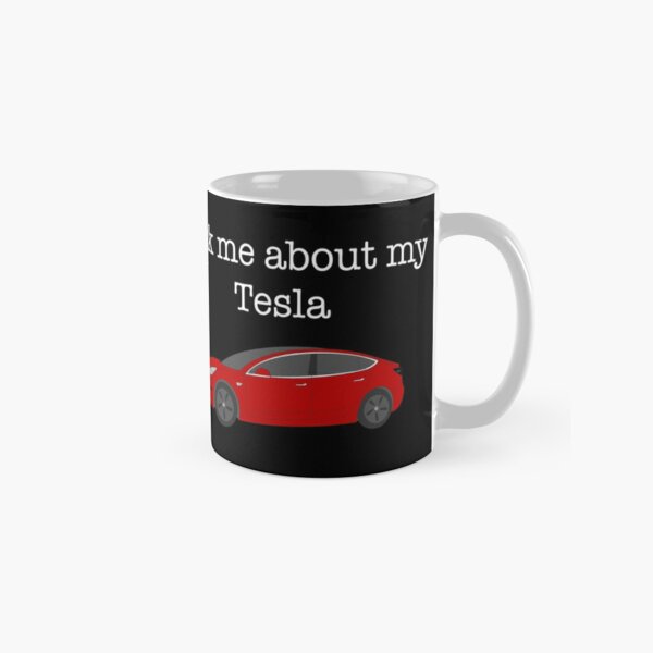 Tesla Emblem Coffee Mug Tesla Logo Cup Tesla Enthusiast Cup Electric Car  Gift