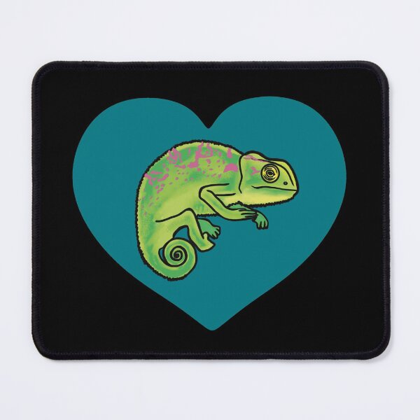 Item preview, Chameleon Heart for Chameleon Lovers, Teal Heart designed and sold by Mochi-Merch.