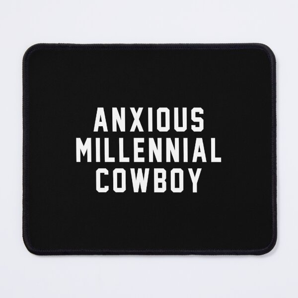 Item preview, Anxious millennial cowboy designed and sold by MichaelPrado.