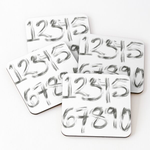 Item preview, Black and white numbers designed and sold by Meo Design.