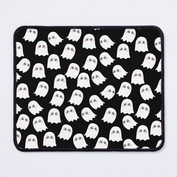 Item preview, Cute Ghost Pattern on Black Background designed and sold by kapotka.