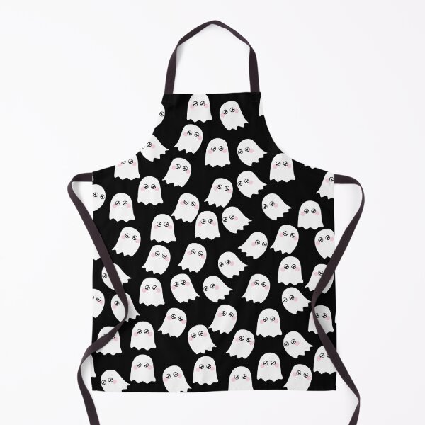 Item preview, Cute Ghost Pattern on Black Background designed and sold by kapotka.