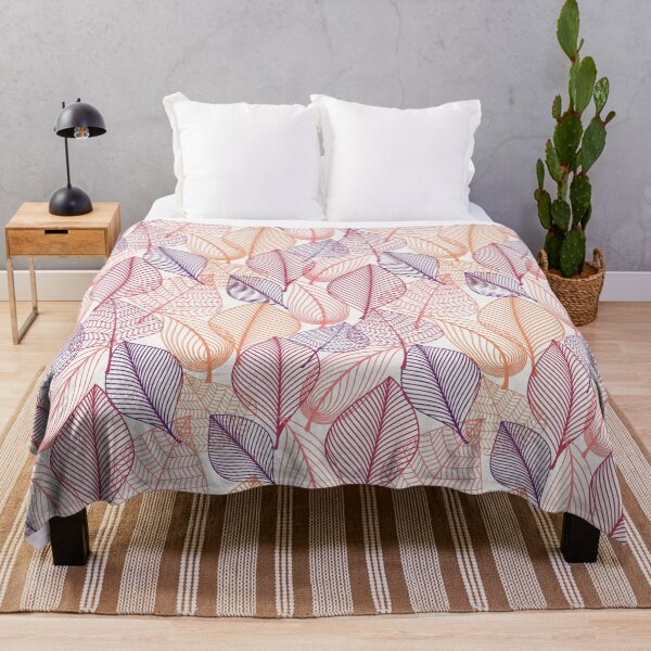 Item preview, Decorative Orange, Red, Purple Leaves Pattern designed and sold by Vimbuy.
