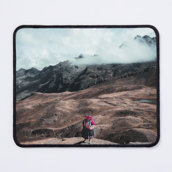 Item preview, Traditional Peruvian woman in the mountains | Peru designed and sold by photofelix-.