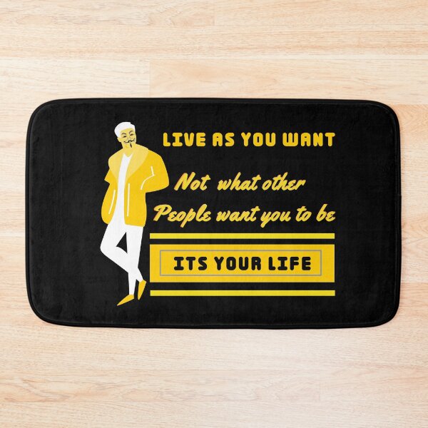 Item preview, Yellow of Live as you want its your life  designed and sold by John-merou.