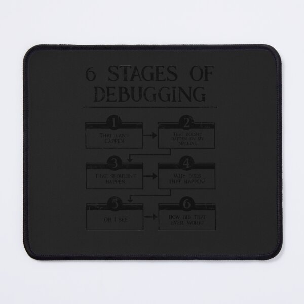 Item preview, 6 Stages Of Debugging Classic designed and sold by DanaLeadbette.