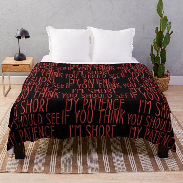 Item preview, If You Think I'm Short You Should See My Patience - Sarcastic Funny Hilarious Present For Mom, Dad , Girlfriend Or Boyfriend designed and sold by Aymanclothings.