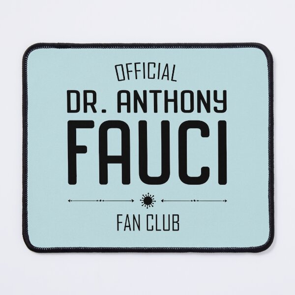 Item preview, Heroes of Science: Dr Fauci Fan Club (black text) designed and sold by Ofeefee.
