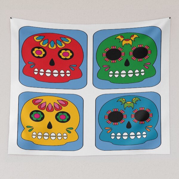 Item preview, Day of The Dead - Dia de Los Muertas  -  Sugar Skulls designed and sold by davidmurtagh.