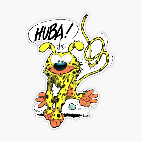 Sticker for Sale avec l'œuvre « HUBA-HUBA » de l'artiste kimbaerlya56 |  Redbubble