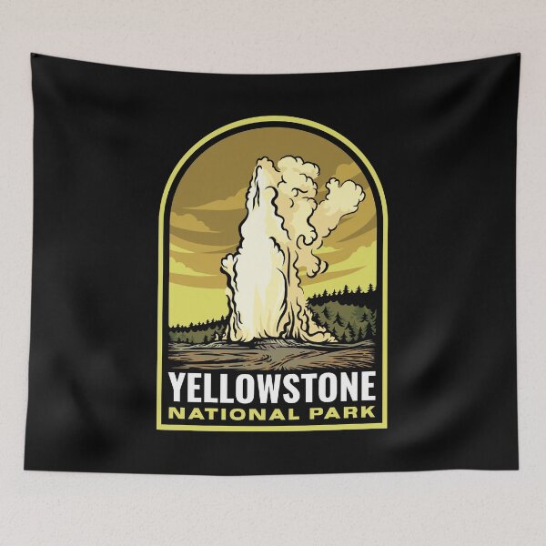 Artikelvorschau, Yellowstone National Park Old Faithful entworfen und verkauft von HalpinDesign.