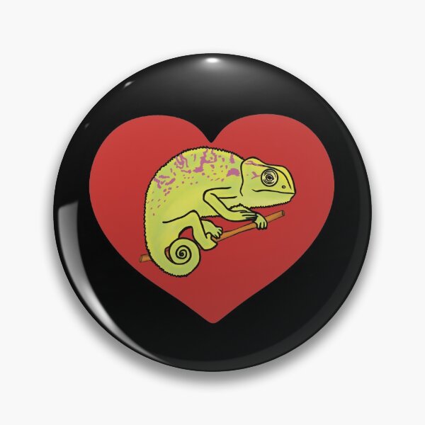 Item preview, Chameleon Heart for Chameleon Lovers, Red Heart designed and sold by Mochi-Merch.