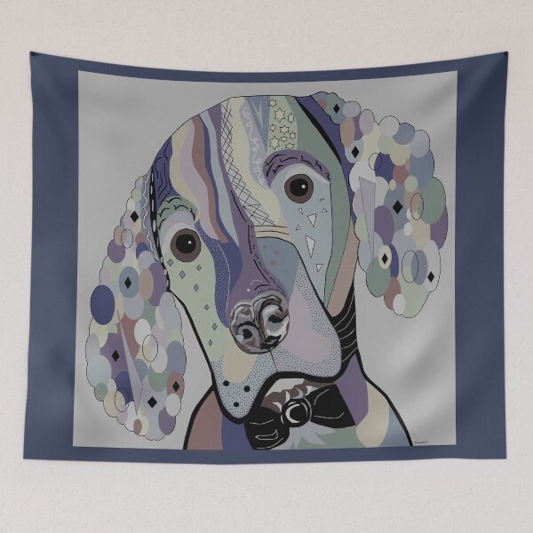 Item preview, Hungarian Vizsla Denim Colors designed and sold by EloiseArt.