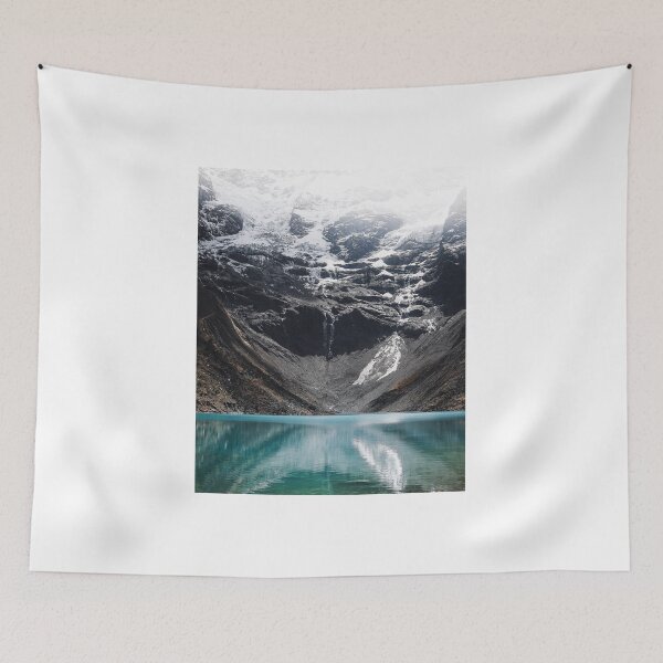 Item preview, Humantay mountain snow glacier lake | Peru designed and sold by photofelix-.