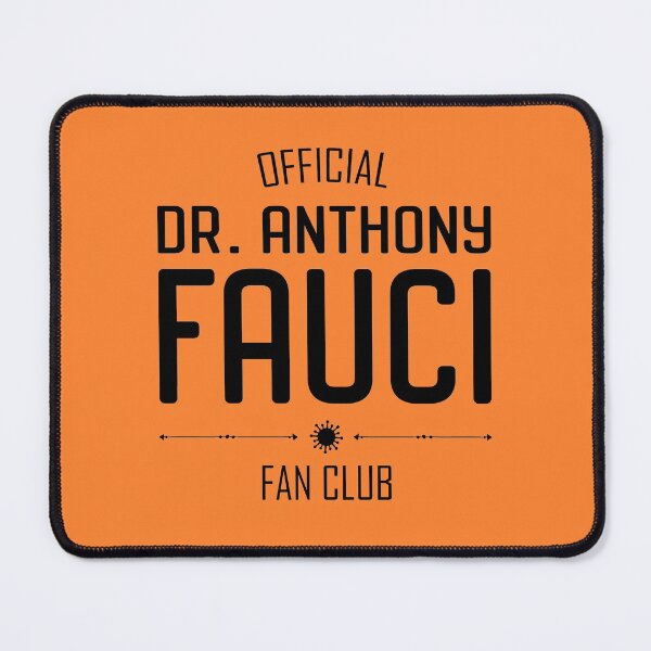 Item preview, Heroes of Science: Dr Fauci Fan Club (black text) designed and sold by Ofeefee.