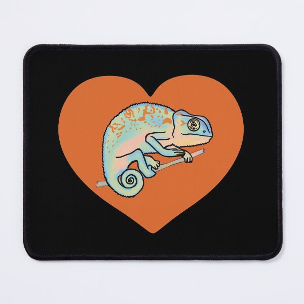 Item preview, Chameleon Heart for Chameleon Lovers, Orange Heart designed and sold by Mochi-Merch.