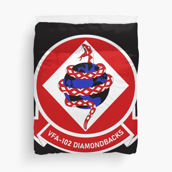 Fighter Squadron VFA-102 Diamondbacks Duvet Cover