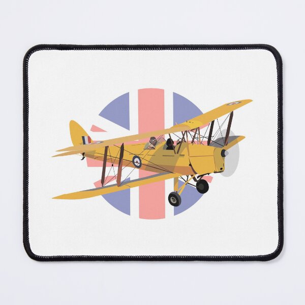 Item preview, de Havilland DH.82 Tiger Moth British WW2 Airplane with British Flag designed and sold by NorseTech.