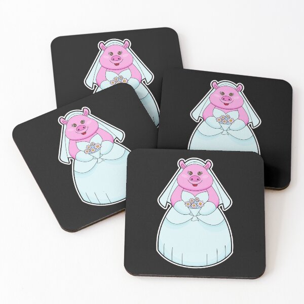Item preview, Pig as Bride with Veil designed and sold by Snabdesign84.